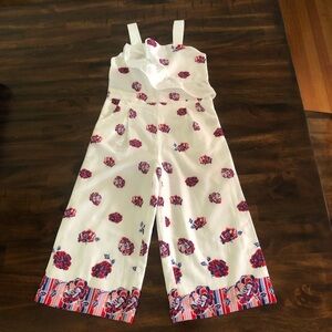 Janie and Jack Floral Jumpsuit